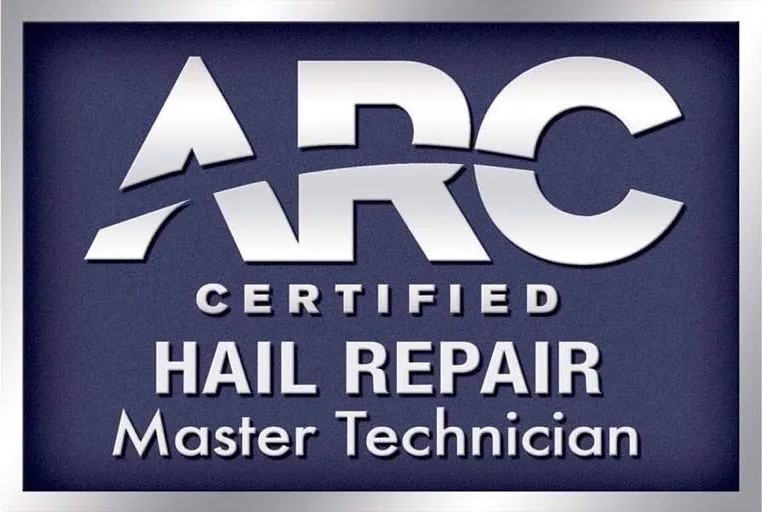 ARC Certified Hail Repair Master Technician badge