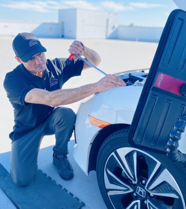 Tesla Paintless Dent Repair San Diego CA scaled
